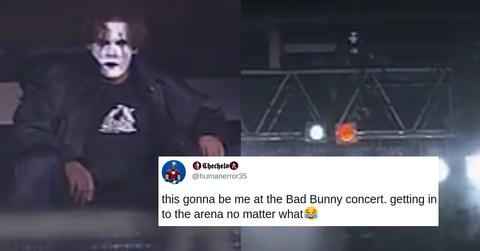 Bad Bunny concert meme