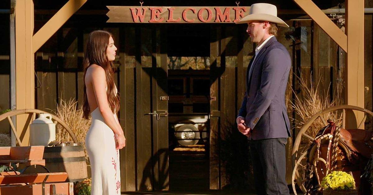 Quinn and Brett in the Farmer Wants a Wife finale.