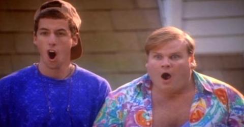 Adam Sandler and Chris Farley