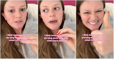 Woman Says Young Men Lie About Who They Voted for to Date