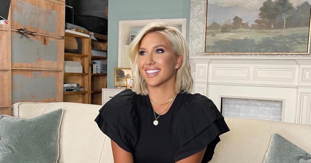 Savannah Chrisley on the set of 'Chrisley Knows Best'