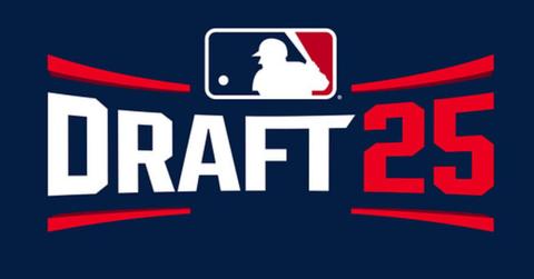 The MLB Draft 2025 logo.