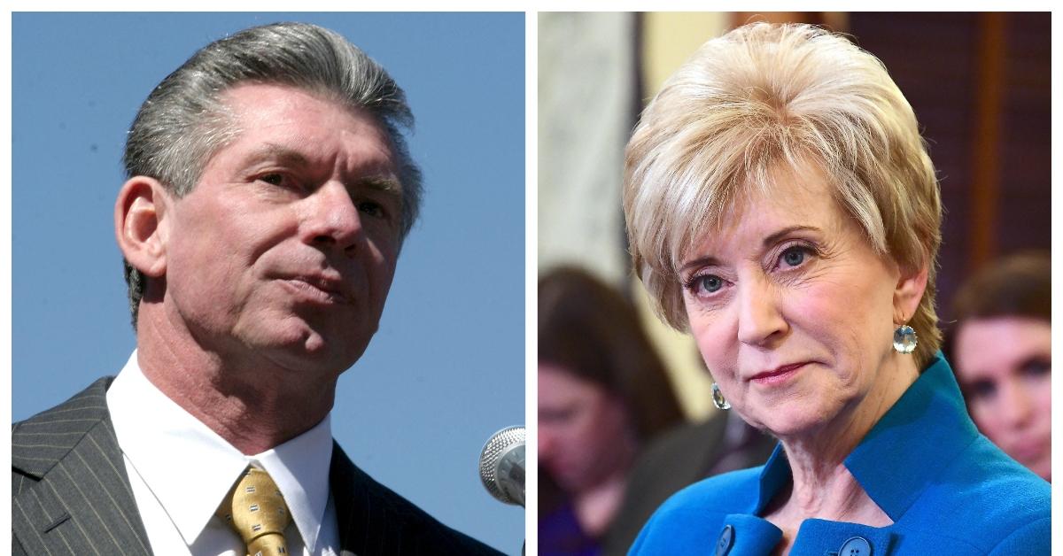 (L-R): Vince McMahon; Linda McMahon