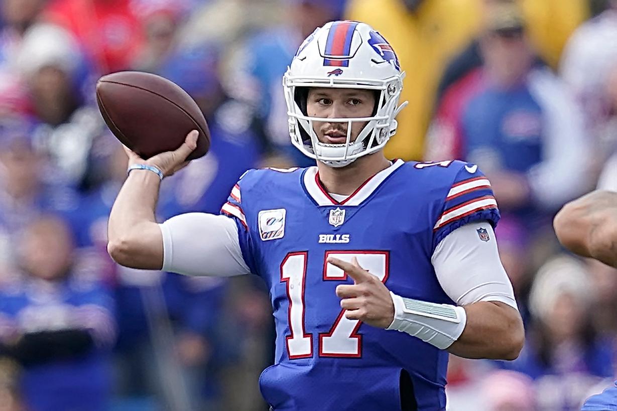Josh Allen Suffers Through a Scary Nose Injury