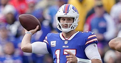 Josh Allen Suffers Through a Scary Nose Injury