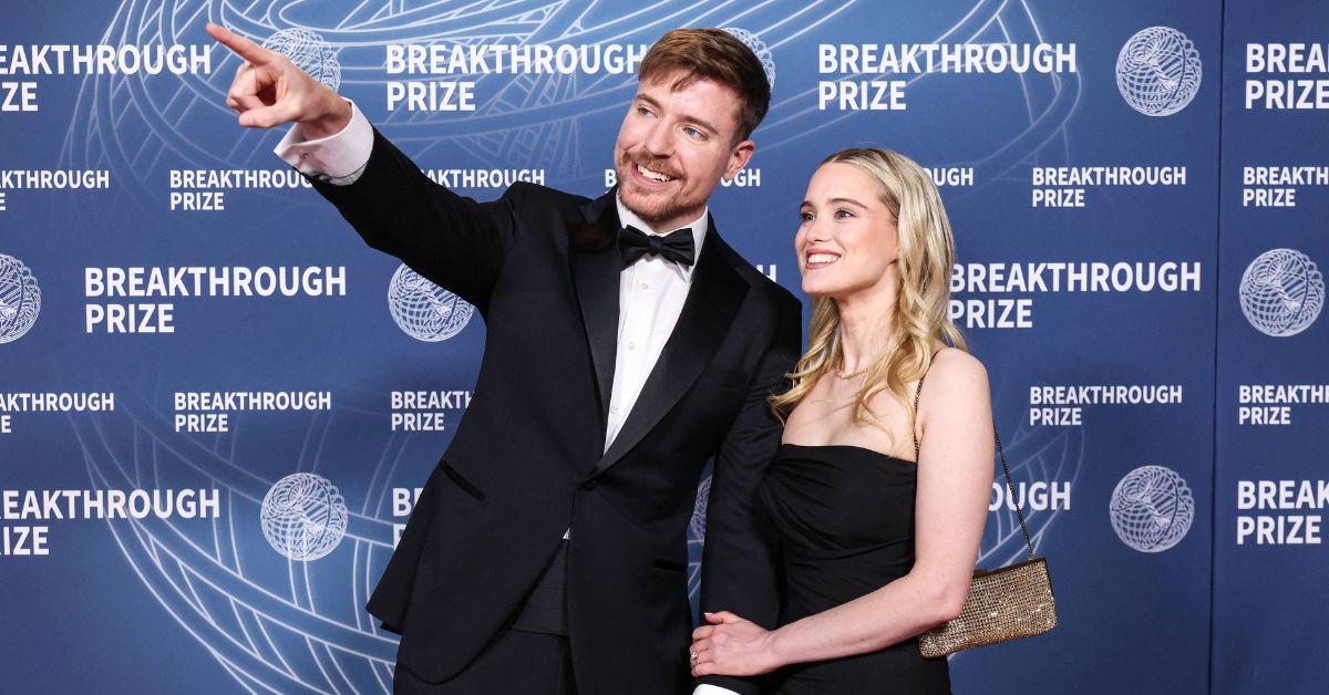 MrBeast at the Breakthrough Prize Ceremony in 2025