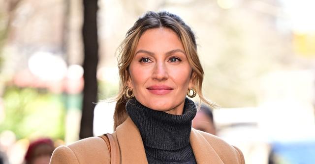 Gisele Bündchen leaves ABC's "The View" on the Upper West Side on March 21, 2024, in New York City.