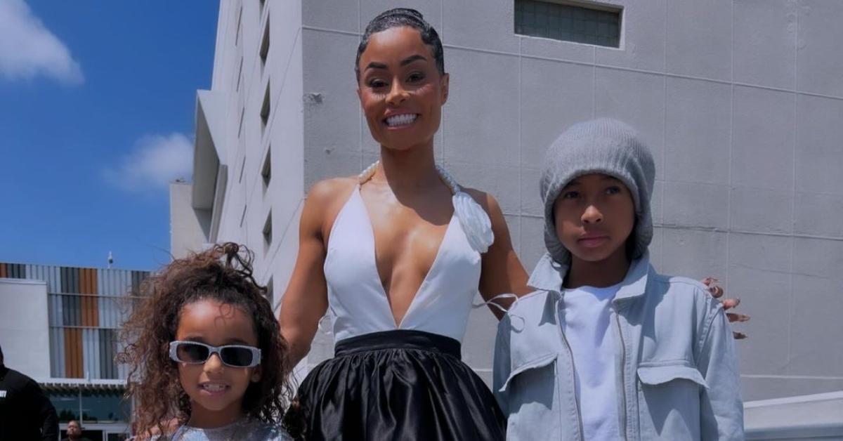 (l-r): Dream Kardashian, Blac Chyna, and King Cairo