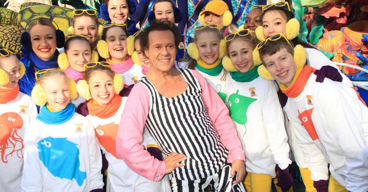 Richard Simmons at the Macy's Thanksgiving Day Parade in 2013