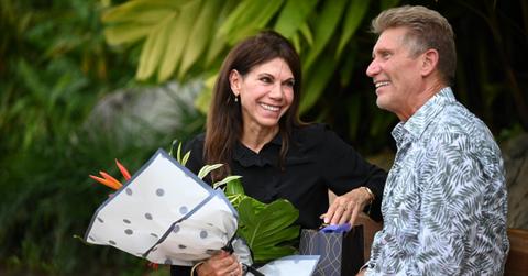 Theresa Nist and Gerry Turner during the Season 1 finale of 'The Golden Bachelor.'