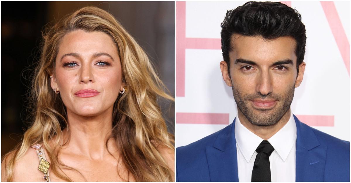 Blake Lively and Justin Baldoni at separate events.