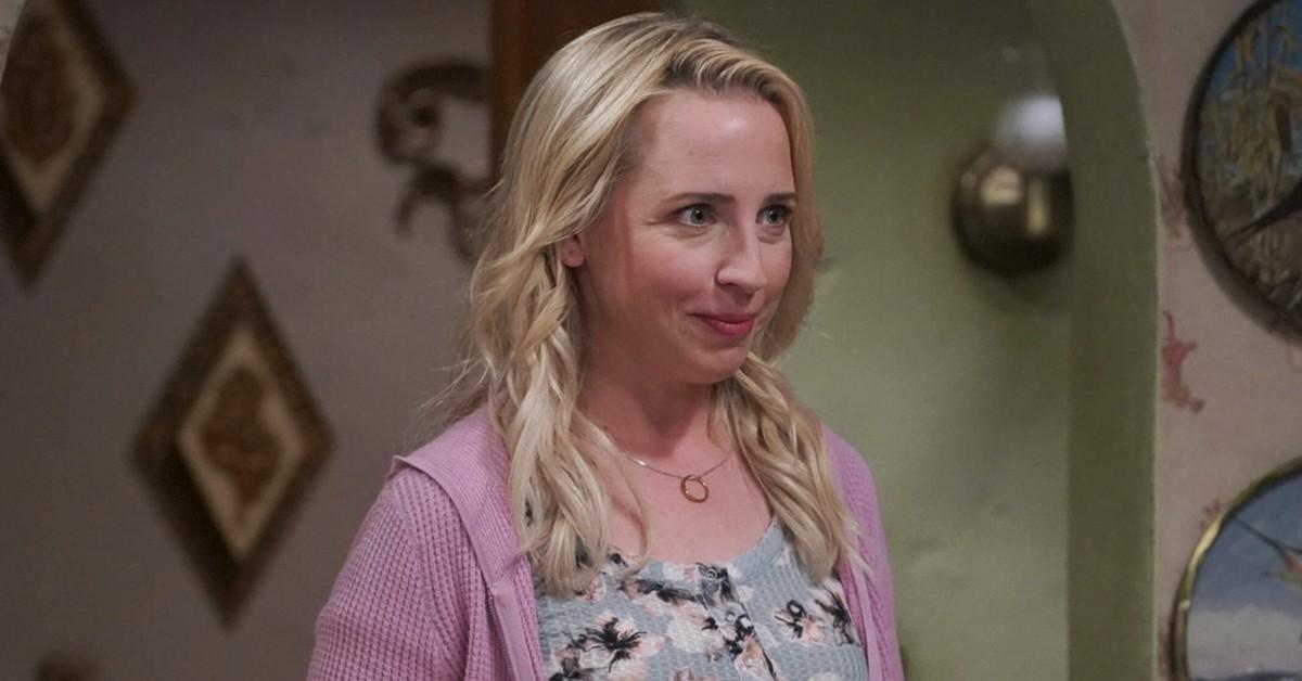 Lucky Brand Women's Embroidered Necklace Thermal Top worn by Becky  Conner-Healy (Lecy Goranson) as seen in The Conners (S05E21)