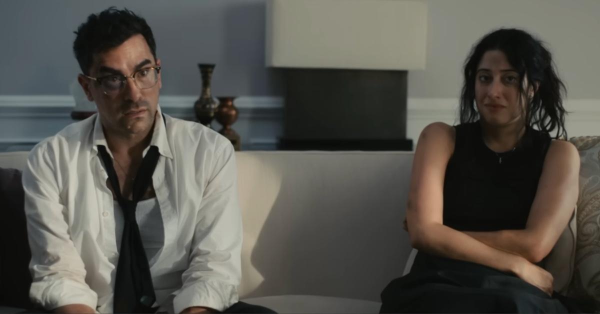 Dan Levy and Taylor Ortega star in "Big Mistakes."