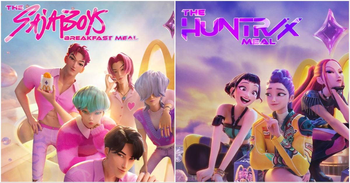 Promotional photos of Saja Boys and Huntrx