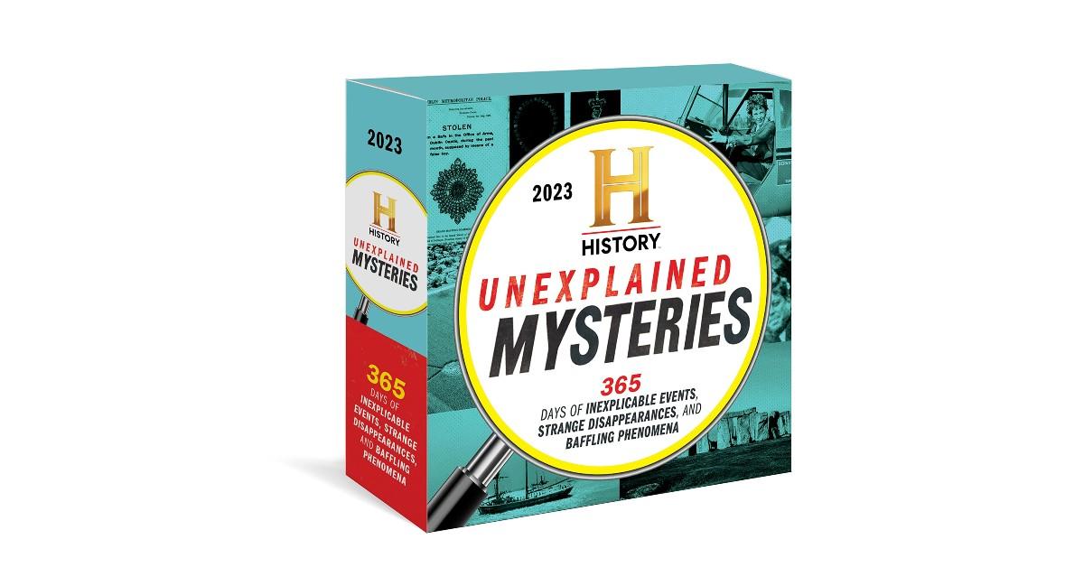 2023 History Channel Unexplained Mysteries Boxed Calendar