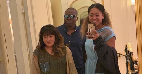 Naomi Osaka and her parents