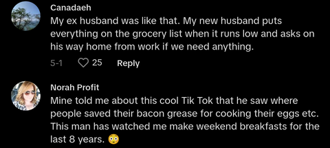 tiktok comments about oblivious husbands