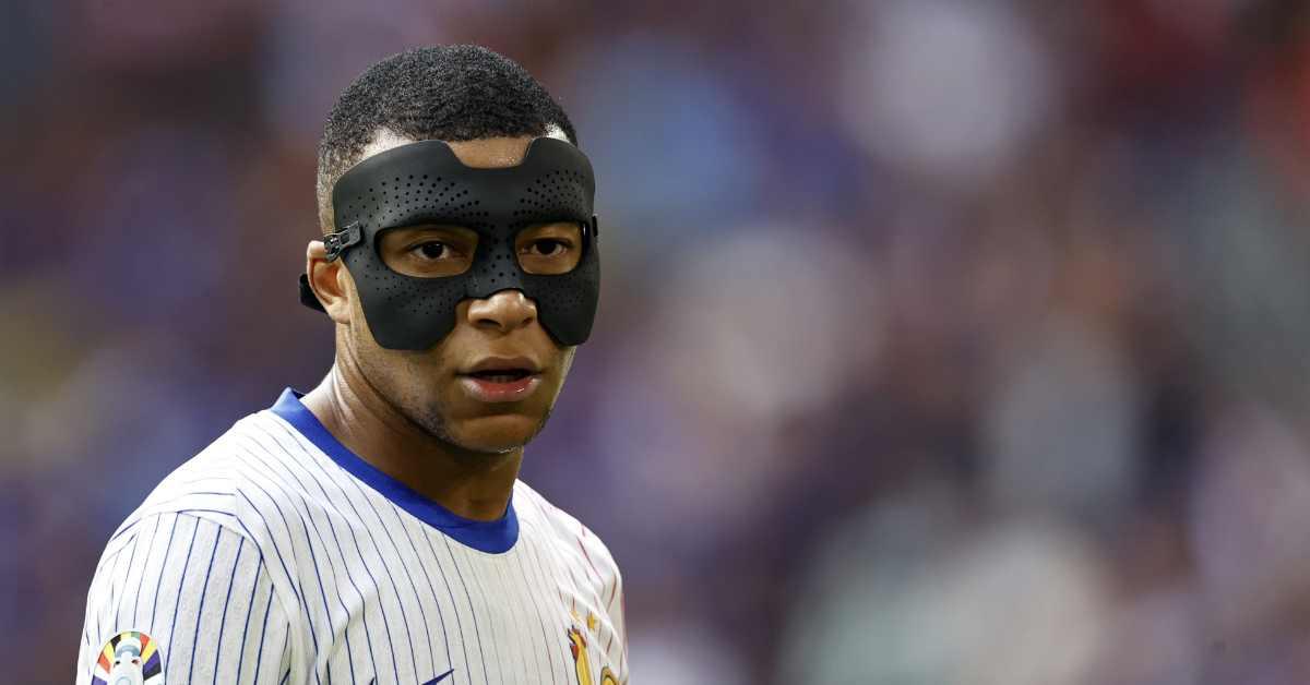 Kylian Mbappe of France during the UEFA EURO 2024 round of 16 match between France and Belgium at Dusseldorf Arena 