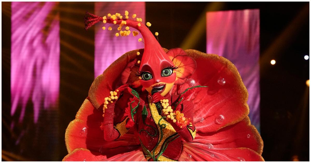 Hibiscus performing on 'The Masked Singer'