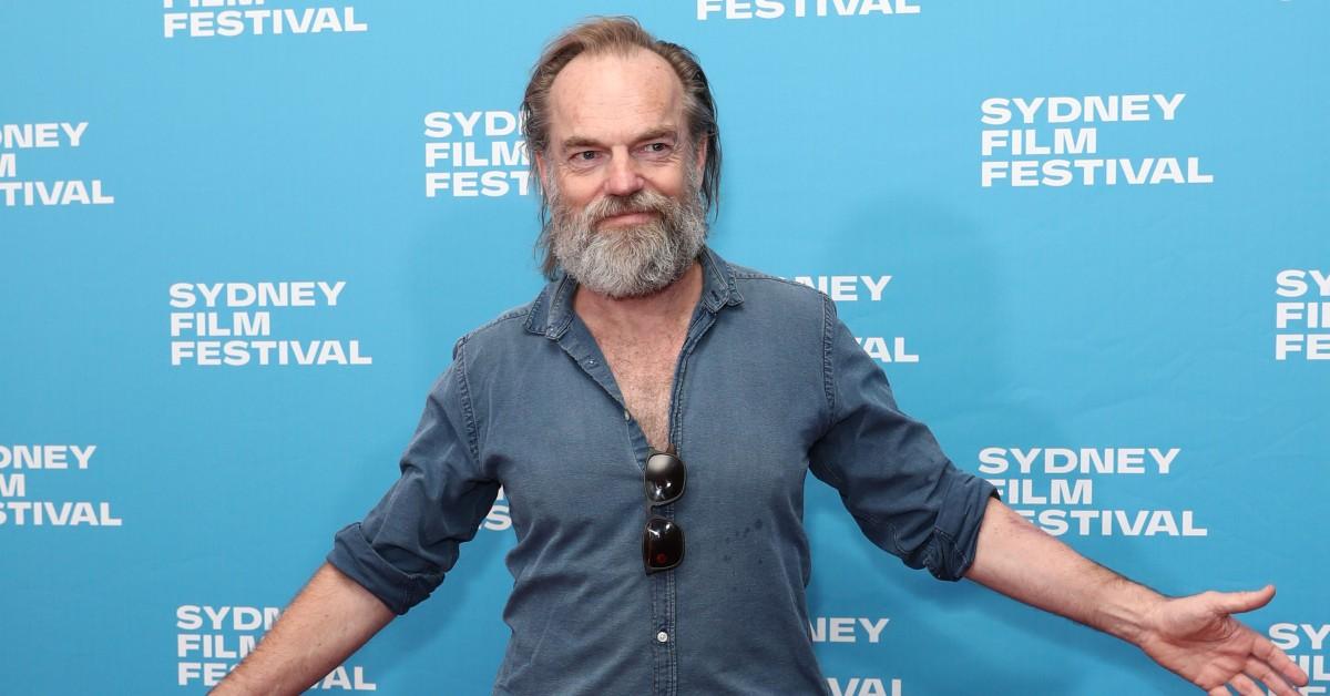 Actors Hugo Weaving is shown at a press conference for the Australian  News Photo - Getty Images