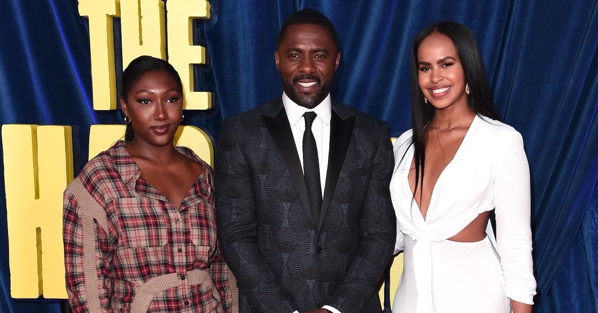 Isan and Idris Elba and Sabrina Dhowre-Elba