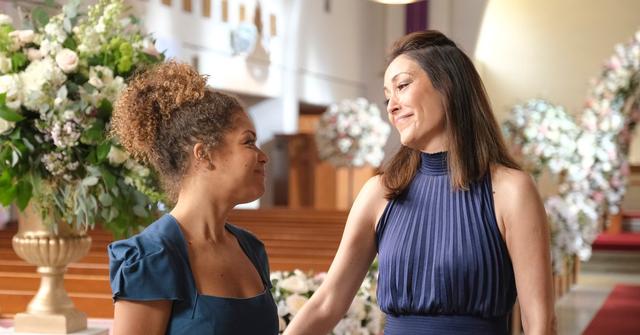 Antonia Thomas and Christina Chang