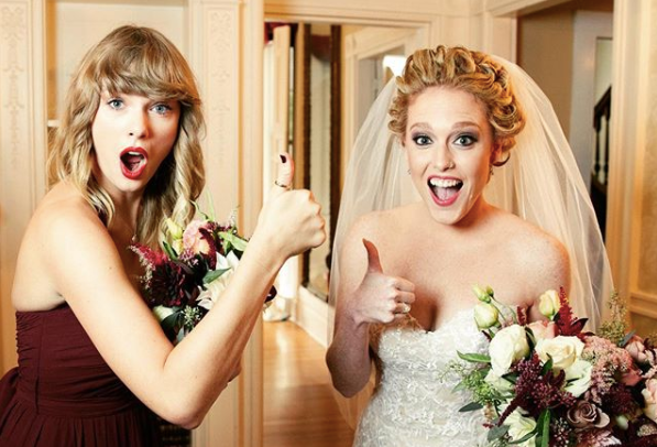 taylor swift abigail bridesmaid