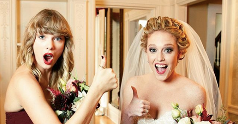 taylor swift abigail bridesmaid