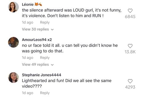 Comments on viral post showcasing husband punching wife's puzzle just after she completes it.