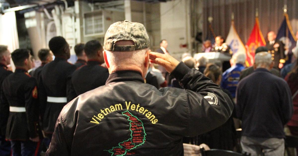 A Vietnam veteran on Veterans Day