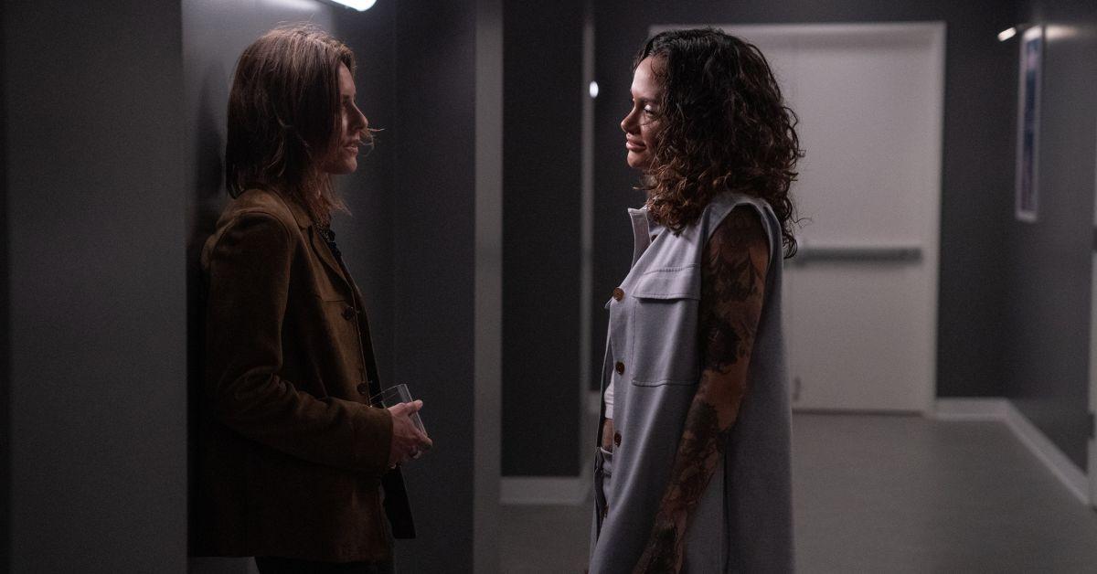 (l-r): Katherine Moennig and Kehlani as Shane and Ivy on 'The L Word: Generation Q' Season 3. SOURCE: SHOWTIME
