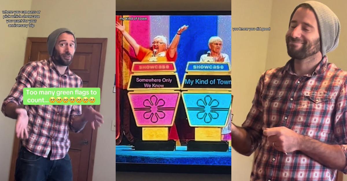 “You Won the Husband Lottery” — Man Plans Anniversary Trip ‘Price Is Right’ Style Showdown