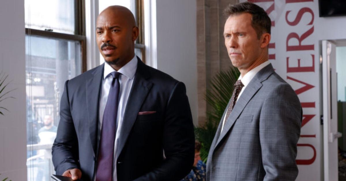 Mehcad Brooks as Det. Jalen Shaw, Jeffrey Donovan as Det. Frank Cosgrove