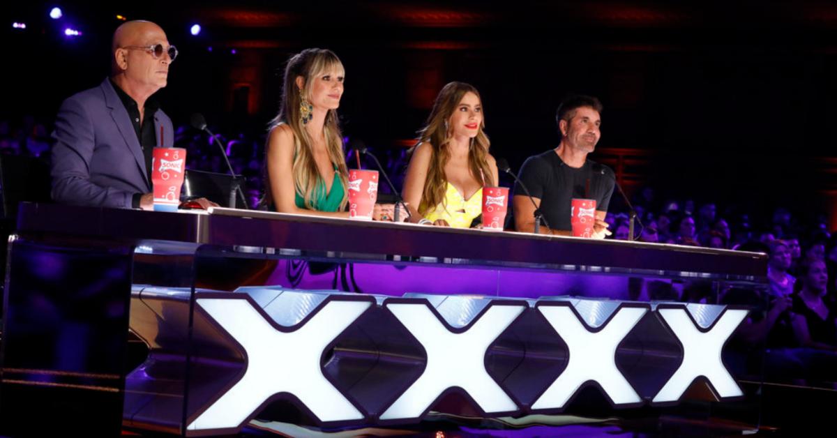 'America's Got Talent' judges Howie Mandel, Heidi Klum, Sofia Vergara, and Simon Cowell 