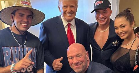 SteveWillDoIt with Donald Trump, girlfriend Celina Smith, and others