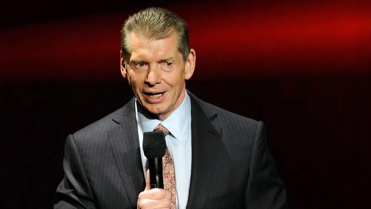 Vince McMahon speaking at a news conference announcing the WWE Network at the 2014 International CES on Jan. 8, 2014