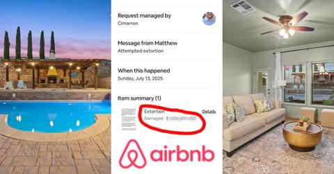 Airbnb Host Charges Guest $1 Million for "Attempted Extortion"