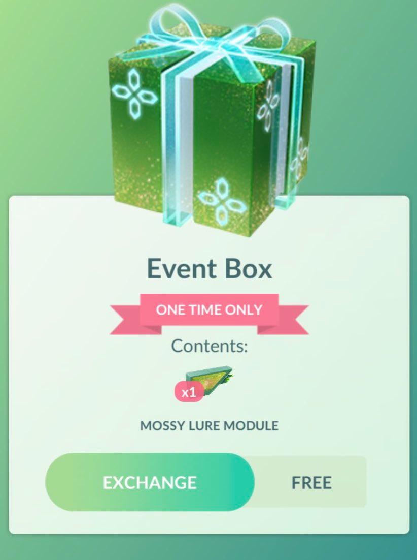 The Sustainability Week Event Box in 'Pokémon GO'