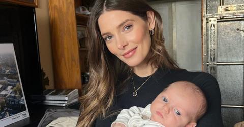 Ashley Greene and daughter Kingsley