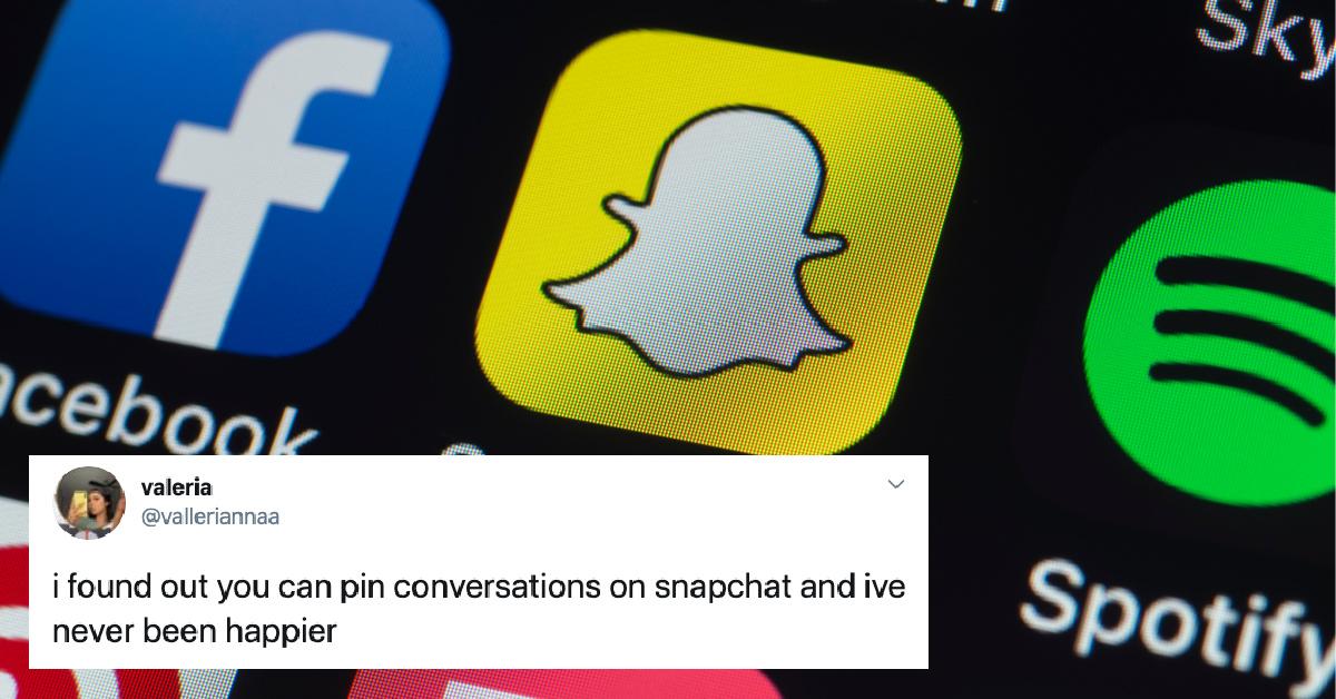 Pin on snapchat