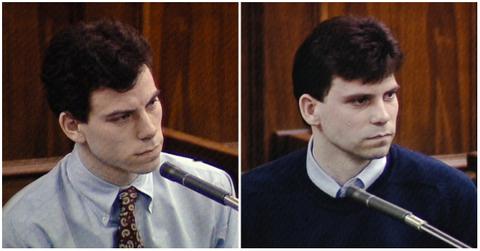 Menendez brothers during trial