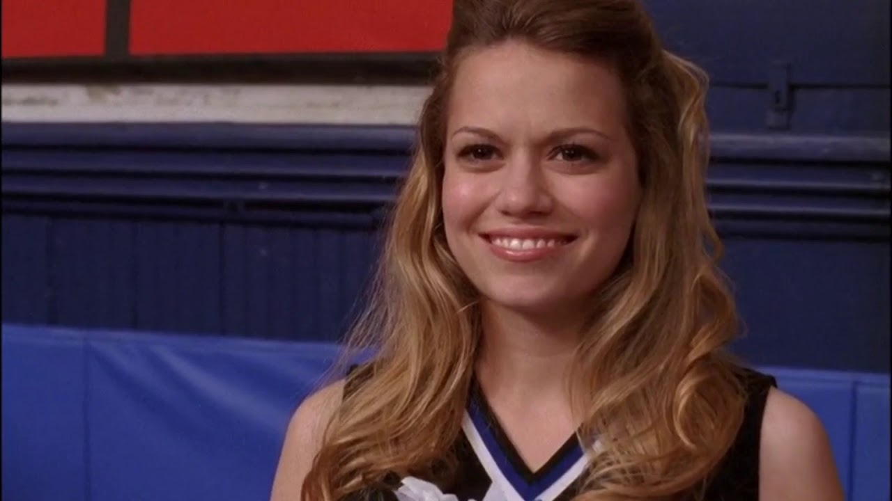 Haley James Scott in a cheerleader outfit on One Tree Hill