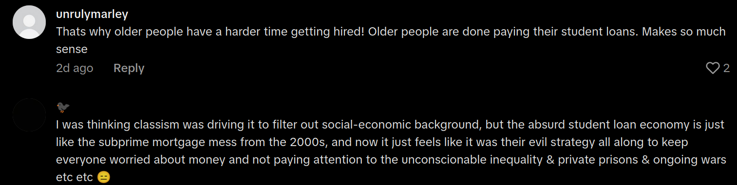 employers want employees in debt