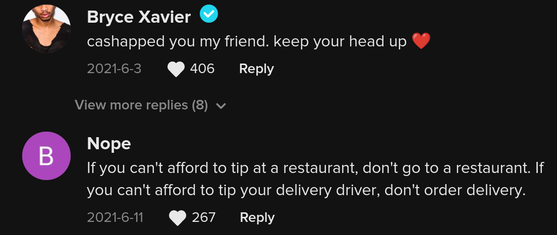 uber eats driver emotional plea