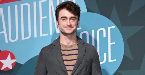 Daniel Radcliffe at a Broadway.com event.