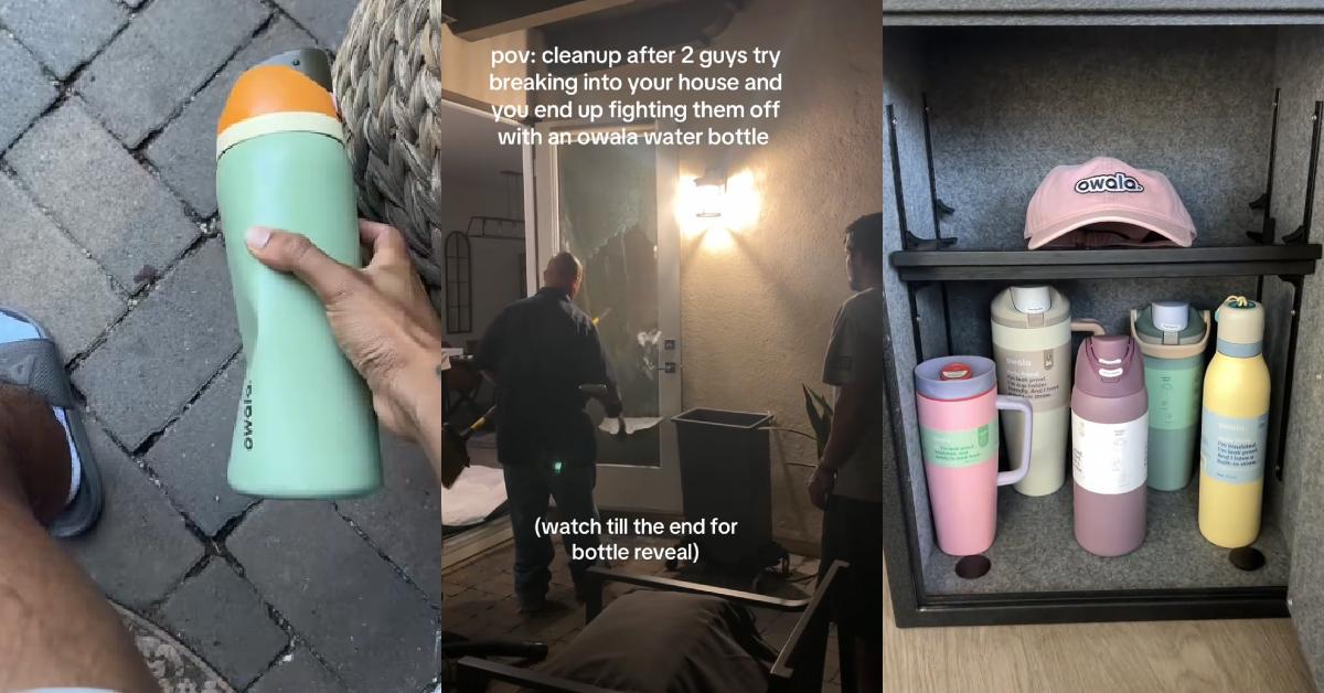 Man Obliterates Home Intruder’s Head With Water Bottle