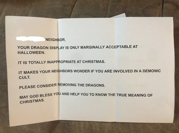 blow up christmas dragon