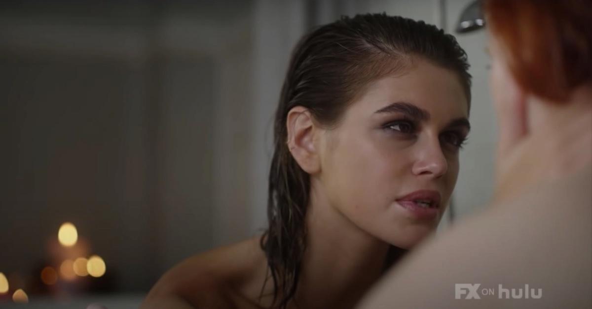 Kaia Gerber as villainous Ruby in 'American Horror Stories.'