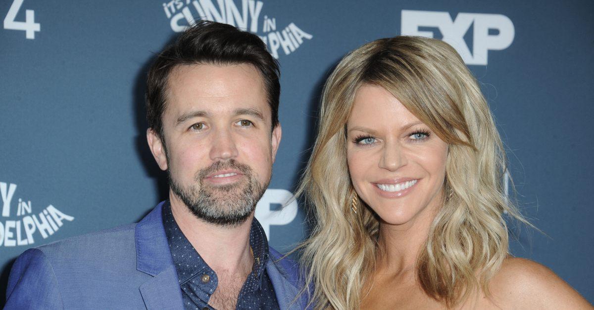 Kaitlin Olson and Rob McElhenney at the 'Its Always Sunny' season premiere in 2017.