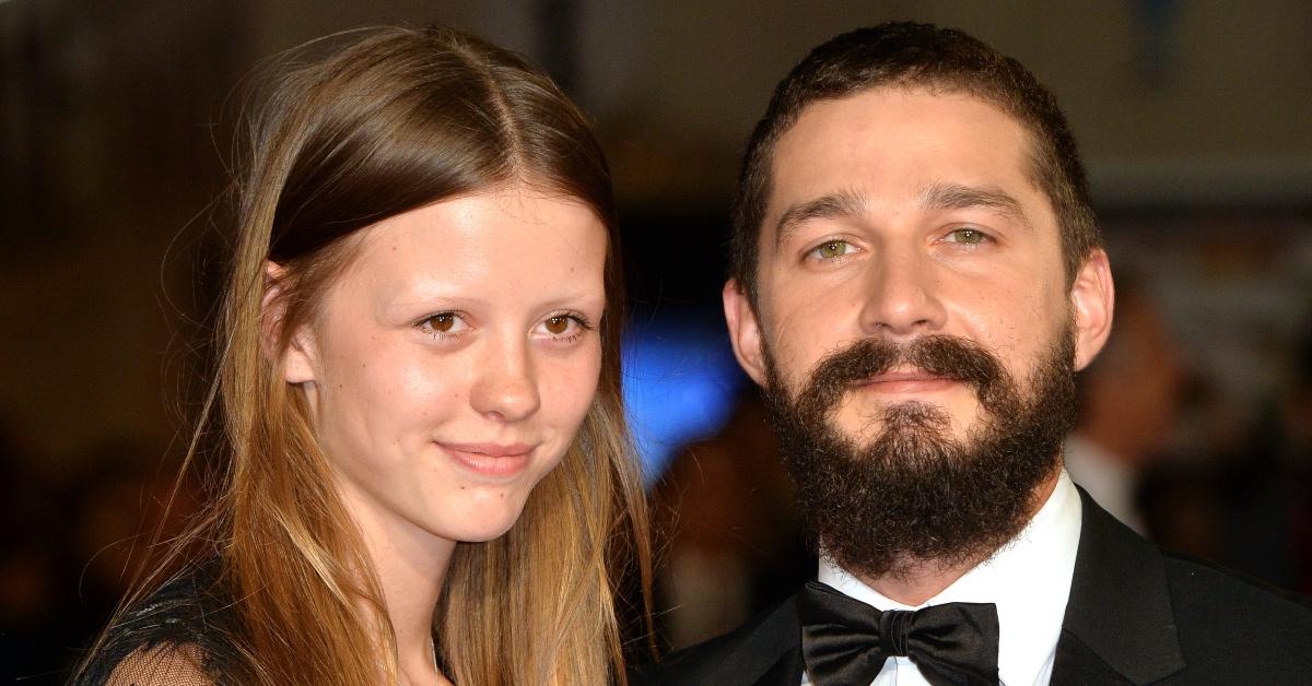 Shia LaBeouf and wife Mia Goth.